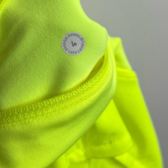 Lululemon NWT Speed Up Mid-Rise Short 4" Highlight Yellow - Picture 8 of 9